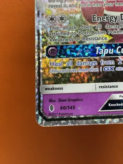 Pokemon Tapu Lele GX Celebrations Classic Collection Holo 60/145 #1591 - Image 4