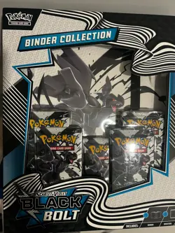 Pokemon Scarlet And Violet Black Bolt binder collection - Image 1