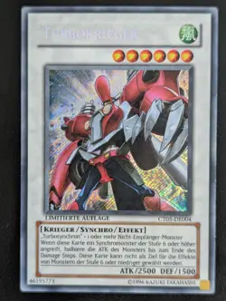 Turbokrieger CT05-DE004 Secret Rare NM DE YUGIOH - Image 1