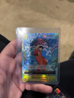 One Piece Monkey D Luffy OP07-109 SR Treasure Rare Alt Art English Edition - Image 1