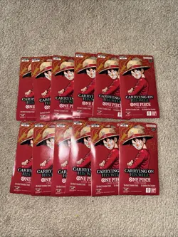 One Piece TCG - Lot Of 12 - Carrying On His Will Sleeved Booster - English - Image 1