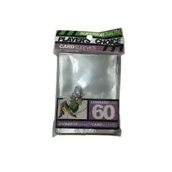 Player's Choice Silver Card Sleeves 60 Standard Size Premium TCG MTG Pokemon - Image 1