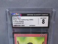 MIJAE DJINN Arabian Nights 1993 MTG Magic the Gathering Card Graded CGC 8 NM/M - Image 2