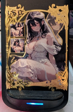 Albedo Overlord #9/100 Waifu Premium Metal Card Anime Goddess Story - Image 1
