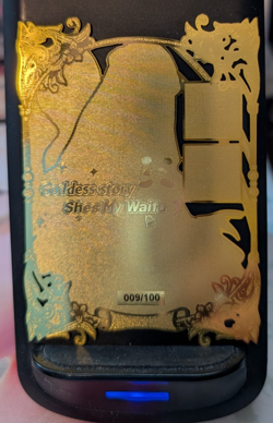 Albedo Overlord #9/100 Waifu Premium Metal Card Anime Goddess Story - Image 2