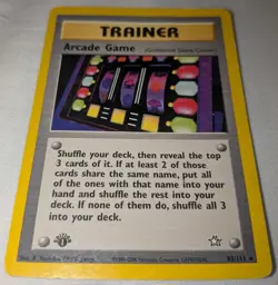 24 Neo Genesis 1st Edition Trainer Pokemon Cards - Image 2