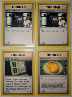 24 Neo Genesis 1st Edition Trainer Pokemon Cards - Image 4