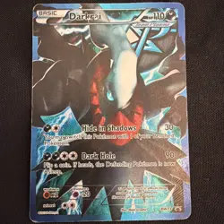 Pokemon Card TCG Darkrai BW73 Holo Black & White Team Plasma 2013 DAMAGED - Image 1