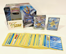 BLASTOISE V SWSH101 HOLO PROMO W/ 60 CARD V-BATTLE DECK & TIN CASE POKEMON TCG - Image 1