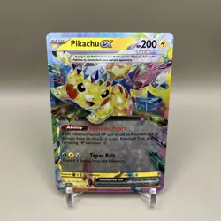 Pokemon Pikachu TCG Surging Sparks EX Double Rare Holo Card 057/191 - Image 1