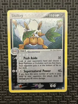 Pokemon TCG Shiftry Rare Holo Card 14/101 Hidden Legends Series - Image 1