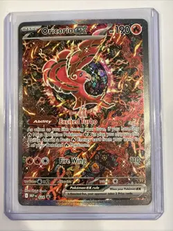 2025 Pokemon Phantasmal Flames Promo Card 024 Oricorio EX from Charizard UPC -NM - Image 1