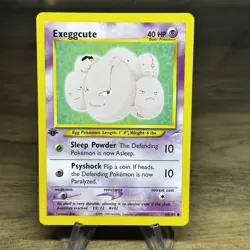 Pokemon Card - Exeggcute Neo Destiny 64/105 1st Edition Common NM - Image 1