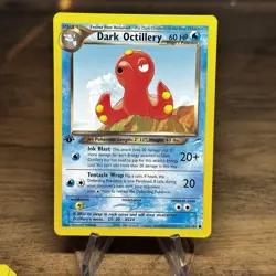 1st Edition Neo Destiny Dark Octillery 62/105 Pokemon Card WOTC Vintage NM/VLP - Image 1