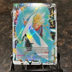 Trunks Final Hope Slash SR BT10-056 Foil Dragon Ball Super Card Game | NM - Image 1