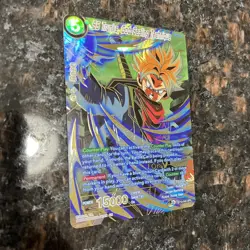 SS Trunks God Sealing Technique BT10 SPR Foil Dragon Ball Super Card Game | NM - Image 3