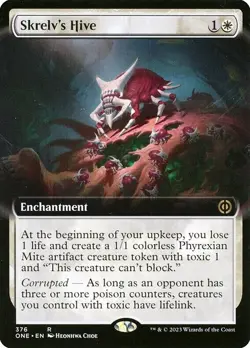 Skrelv's Hive x1 1x Extended Art FOIL Phyrexia: All Will Be One NM MTG - Image 1