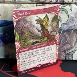 Hired Claw #0317 (Showcase) Bloomburrow Regular NM - Image 2