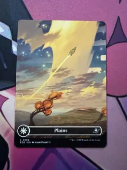 Plains (0262) (Borderless) Edge of Eternities Regular Magic The Gathering - Image 1