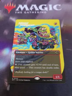 Mtg. Burnout Bashtronaut. Borderless. Aetherdrift. Pack Fresh - Image 1