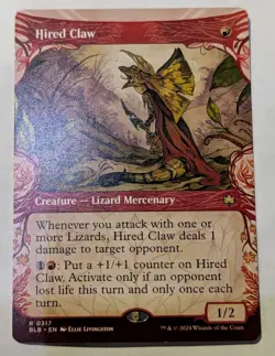 Hired Claw (Showcase) Bloomburrow - MTG RARE - Image 1