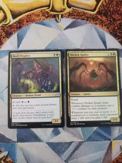 Llanowar Wastes + Blooming Marsh EDH Golgari rare land lot + Obelisk Spider +1 - Image 3
