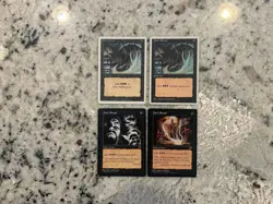 Mtg Dark Ritual x4 - Magic the Gathering Dark Ritual Playset Played-Hp - Image 1