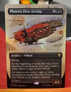 Phoenix Fleet Airship (Borderless) Avatar: The Last Airbender Foil - Image 1