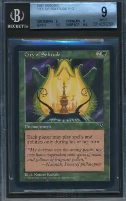 Visions City of Solitude BGS 9 Graded Magic MTG (0260) - Image 1