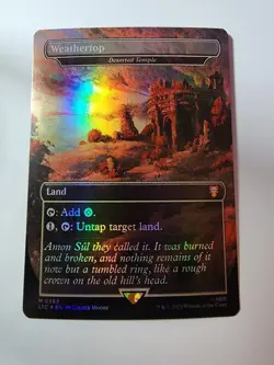 Weathertop - Deserted Temple, MTG Lord of the Rings, LP Land - Image 1