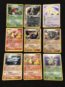 (x9) Pokemon TCG Rare Vintage Holo Stamped Collection LOT 2003-2007- HP/DMG - Image 1