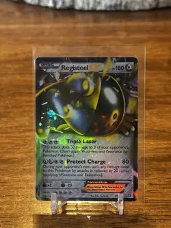 Pokemon Registeel EX 81/124 Dragons Exalted Ultra Rare Holo English TCG 2012 - Image 1