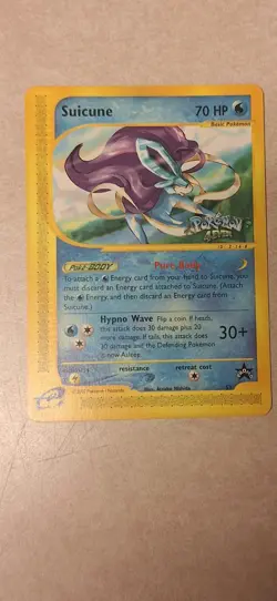 SUICUNE 2002 POKEMON WIZARDS BLACK STAR PROMO #53 Q0106 - Image 1