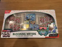 Pokemon TCG Scarlet & Violet 151 Blooming Waters Premium Collection Box Sealed - Image 1