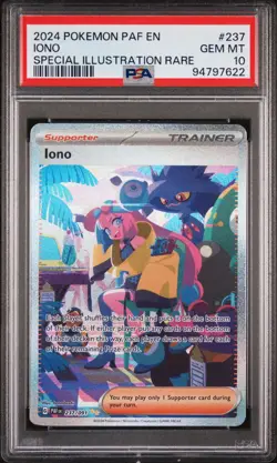 Iono Special Illustration Rare PSA 10 Pokemon S&V: Paldean Fates - Image 3