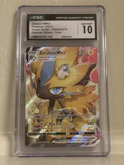 Pokemon TCG Zeraora VMAX Galarian Gallery Crown Zenith GG42/GG70 English Holo - Image 1