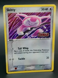Skitty 62/108 Power Keepers Stamped Reverse Holo Komiya Pokemon - Image 2