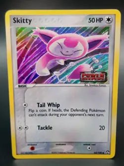 Skitty 62/108 Power Keepers Stamped Reverse Holo Komiya Pokemon - Image 4