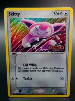 Skitty 62/108 Power Keepers Stamped Reverse Holo Komiya Pokemon - Image 5
