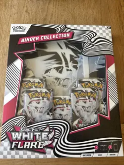 Pokemon TCG Binder Collection Scarlet & Violet White Flare Collection - Image 1