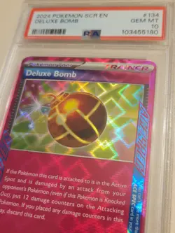 Deluxe Bomb - Pokemon Stellar Crown #134 - Gem Mint PSA 10 - Image 3
