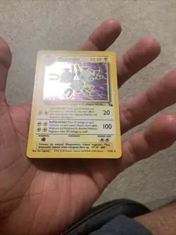 Pokemon TCG Magneton Holo Rare Fossil 11/62 NM - Image 3
