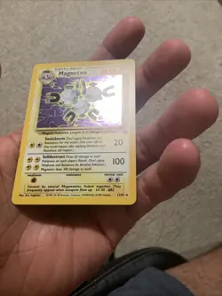 Pokemon TCG Magneton Holo Rare Fossil 11/62 NM - Image 4
