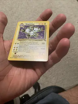 Pokemon TCG Magneton Holo Rare Fossil 11/62 NM - Image 5