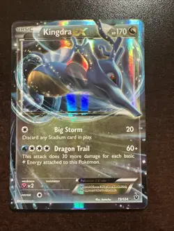 Kingdra EX 73/124 VLP Pokemon TCG XY Fates Collide - Image 1