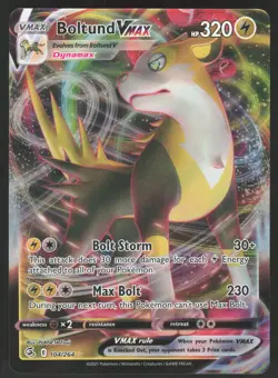 Boltund VMAX 104/264 Ultra Rare Pokemon TCG Fusion Strike NM - Image 1