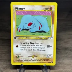 Pokemon TCG Phanpy Neo Destiny 76/105 Regular 1st Edition Common NM - Image 1
