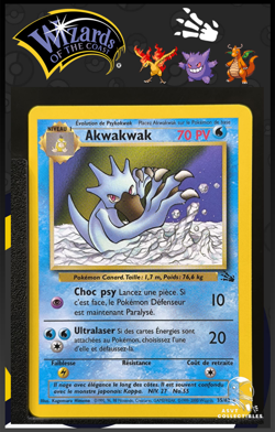 Carte Pokemon Akwakwak 35/62 Edition 2 ED2 Unlimited Fossile Wizards FR - Image 1