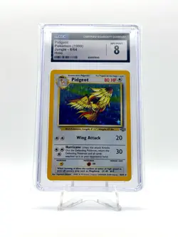 1999 POKEMON JUNGLE HOLO PIDGEOT 8/64 CGC 8 - Image 1