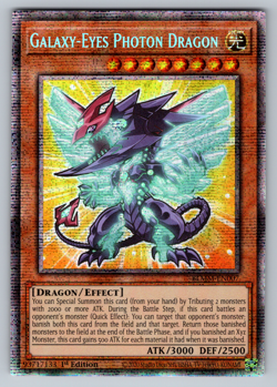 Galaxy-Eyes Photon Dragon Yugioh BLMM-EN007 Starlight Rare NM - Image 1